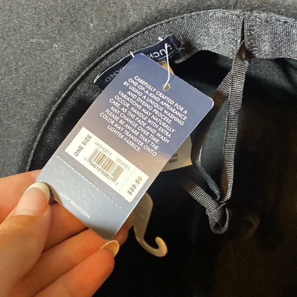 Lucky Brand black floppy hat - Picture 4 of 5